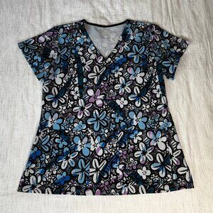 Medcouture Prints Scrub Top